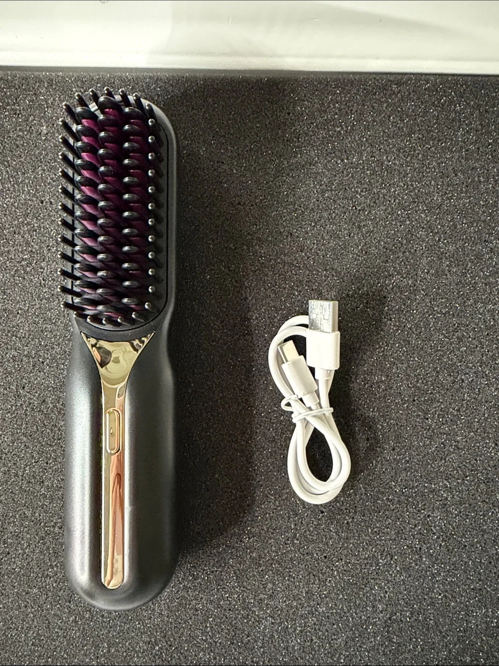 Wireless Straight Hair Comb - Pink